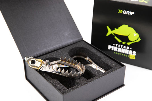 X-GRIP TITAN PIRANHAS Fußrasten V2