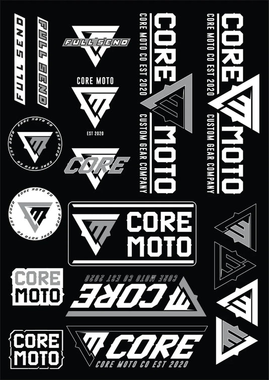 Core Moto Stickerbogen